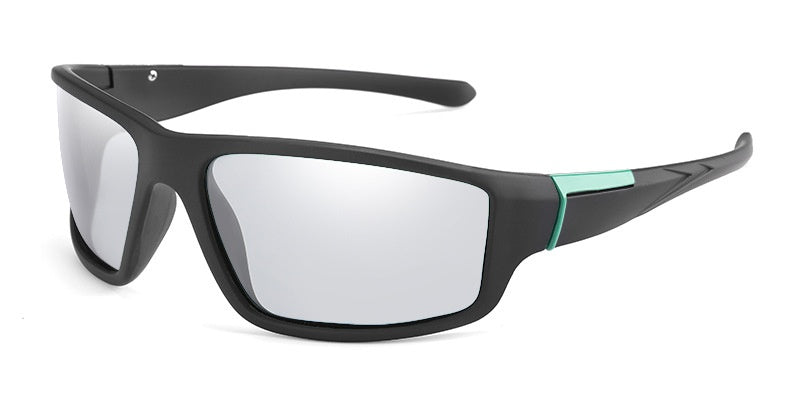 Matte Black Sport Goggles Sun Glasses