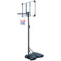 Portable Basketball Hoop Stand W Wheels 5.4ft  7ft For Indoor Outdoor Basketball