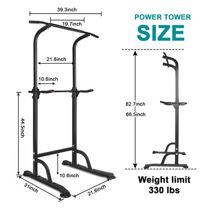 Power Tower Exercise Parallel Bar Pull-Up Bar