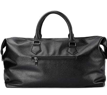 Leather gym bag