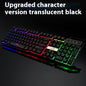 Industry gaming keyboard glowing usb cable gaming keyboard