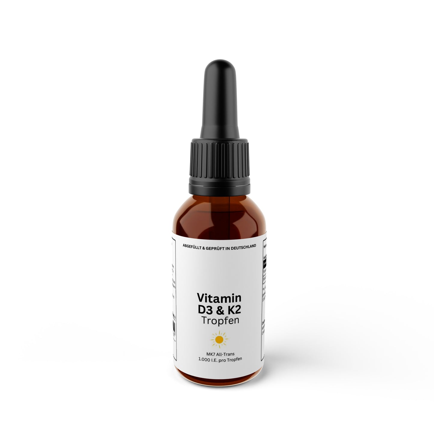 Vitamin D3 + K2 - 1,700 Drops (1,000 I.U.)