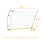 Portable Quick Assembly Football Net Children Training Football Gate Gantry Football Net