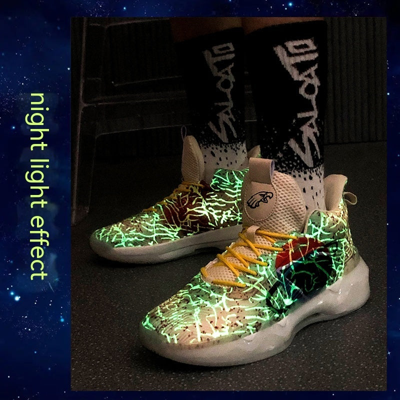 Luminous High-top Basketball Shoes