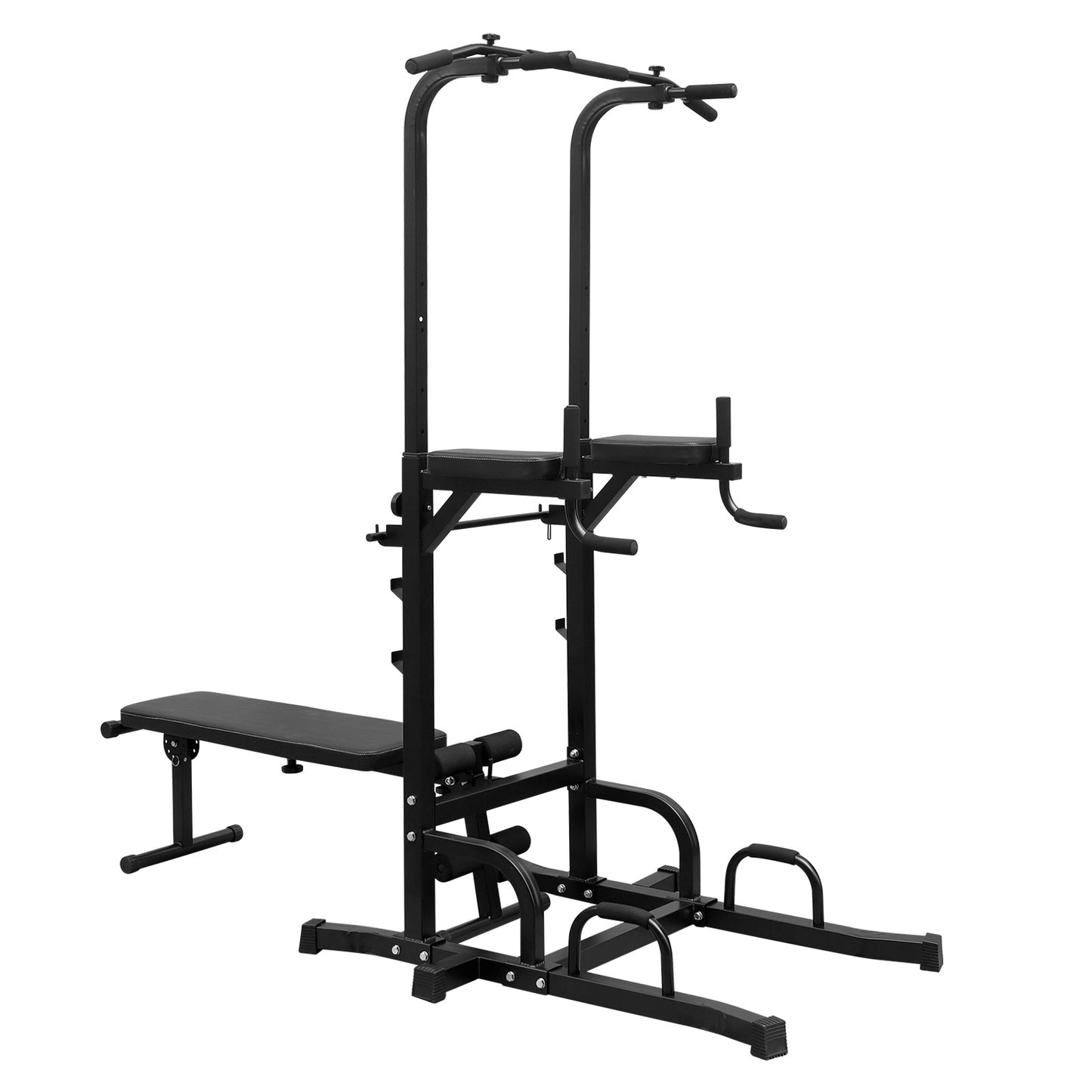 Power Tower Parallel Bar Station With Bench Chin-Up Bar Holder