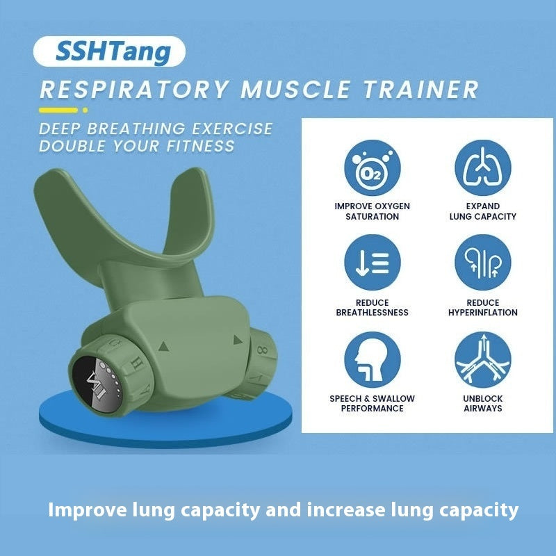 Respiratory Trainer Pulmonary Function Yoga Pilates Exercise Fitness